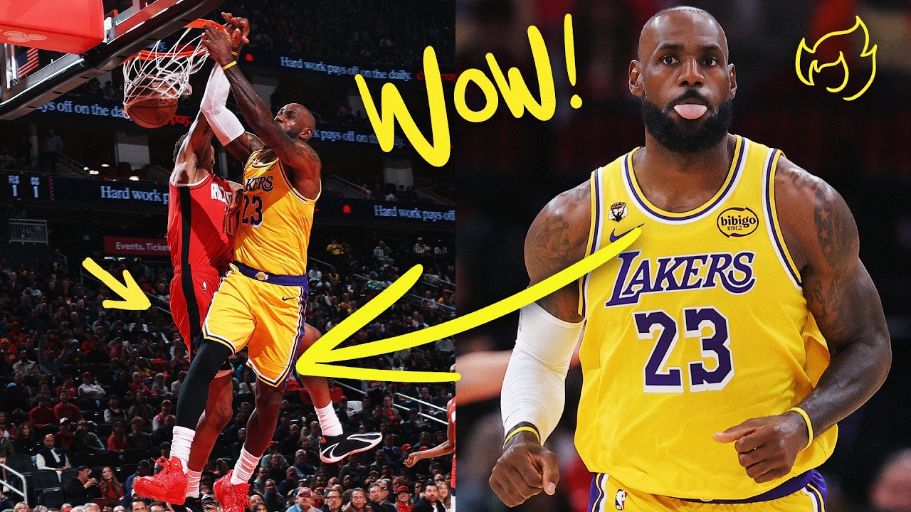 LeBron James Didn’t Miss a Chance to Throw It Down 🔥 | Top Dunks of the 2025-26 Season background