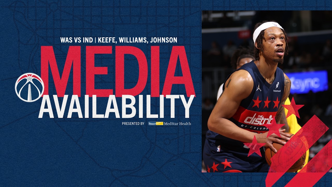 Media Availability: Head Coach Brian Keefe, Alondes Williams, Tre Johnson | 2.20.26 background
