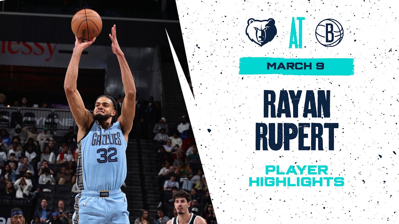 Rayan Rupert Highlights vs. Brooklyn Nets (3/9/26) background