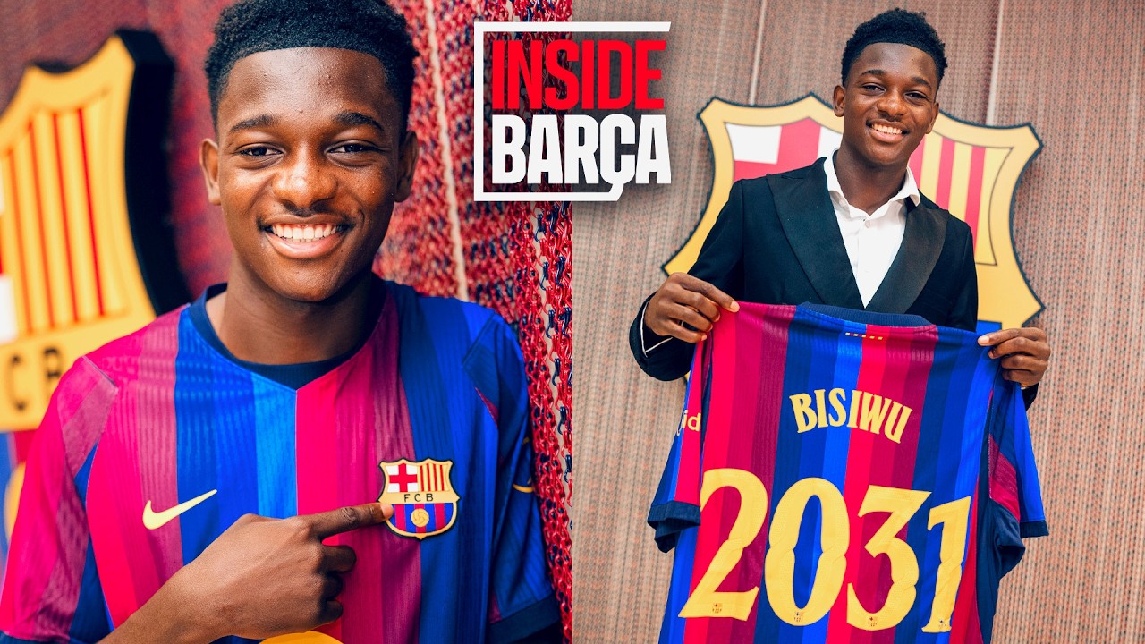 π₯ A SPECIAL DAY FOR JESSE BISIWU | FC Barcelona π΅π΄ background