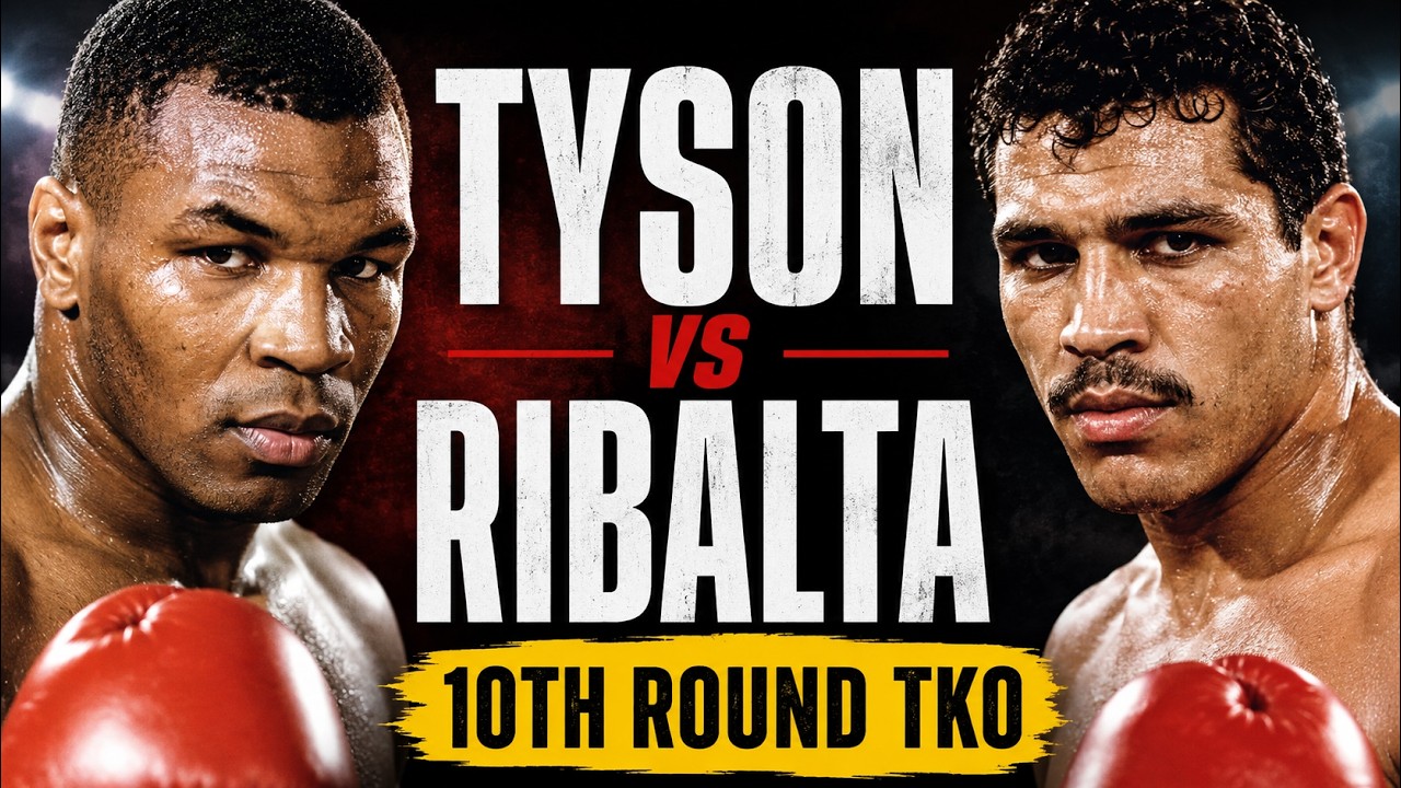 Mike Tyson vs Jose Ribalta | Brutal 10th Round TKO | Boxing Fight Highlights HD