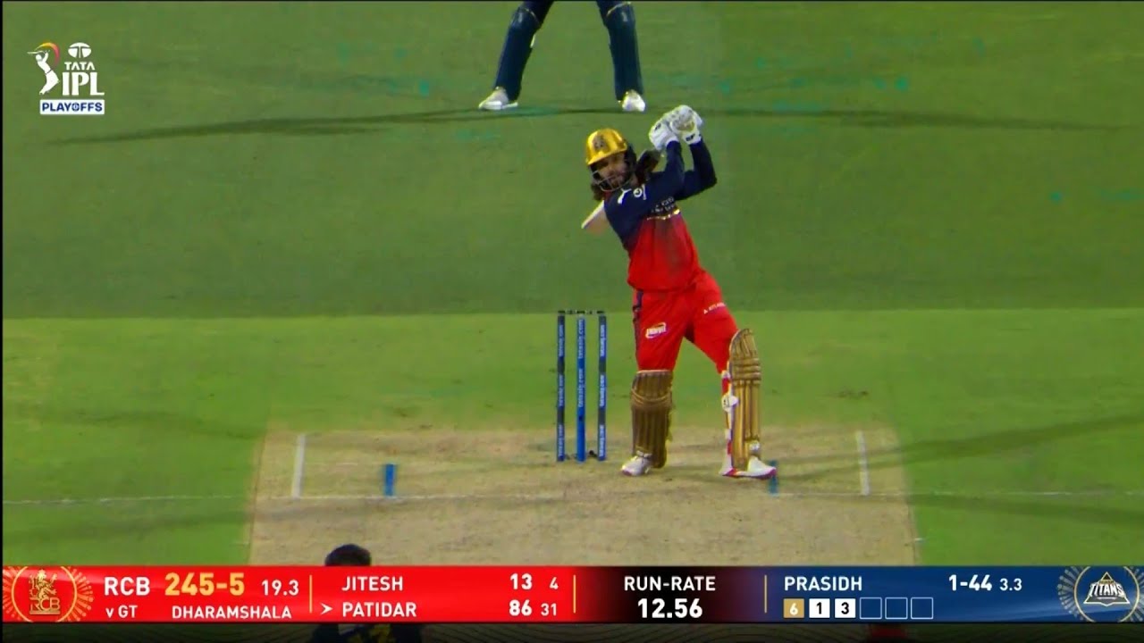 Rajat Patidar Batting Today vs GT | Rajat Patidar 92(33) Today vs GT | Rajat Patidar Batting vs GT