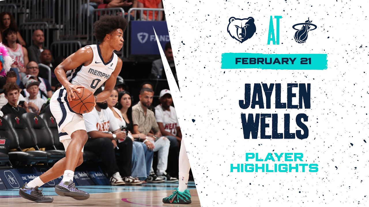Jaylen Wells Highlights vs Miami Heat background