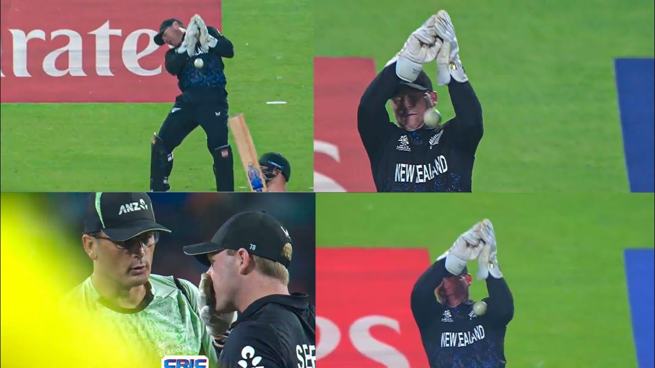 Watch : Tim Seifert Eye Injury On L Ferguson Ball Today in NZ vs SA | T Seifert Injured Today vs SA
