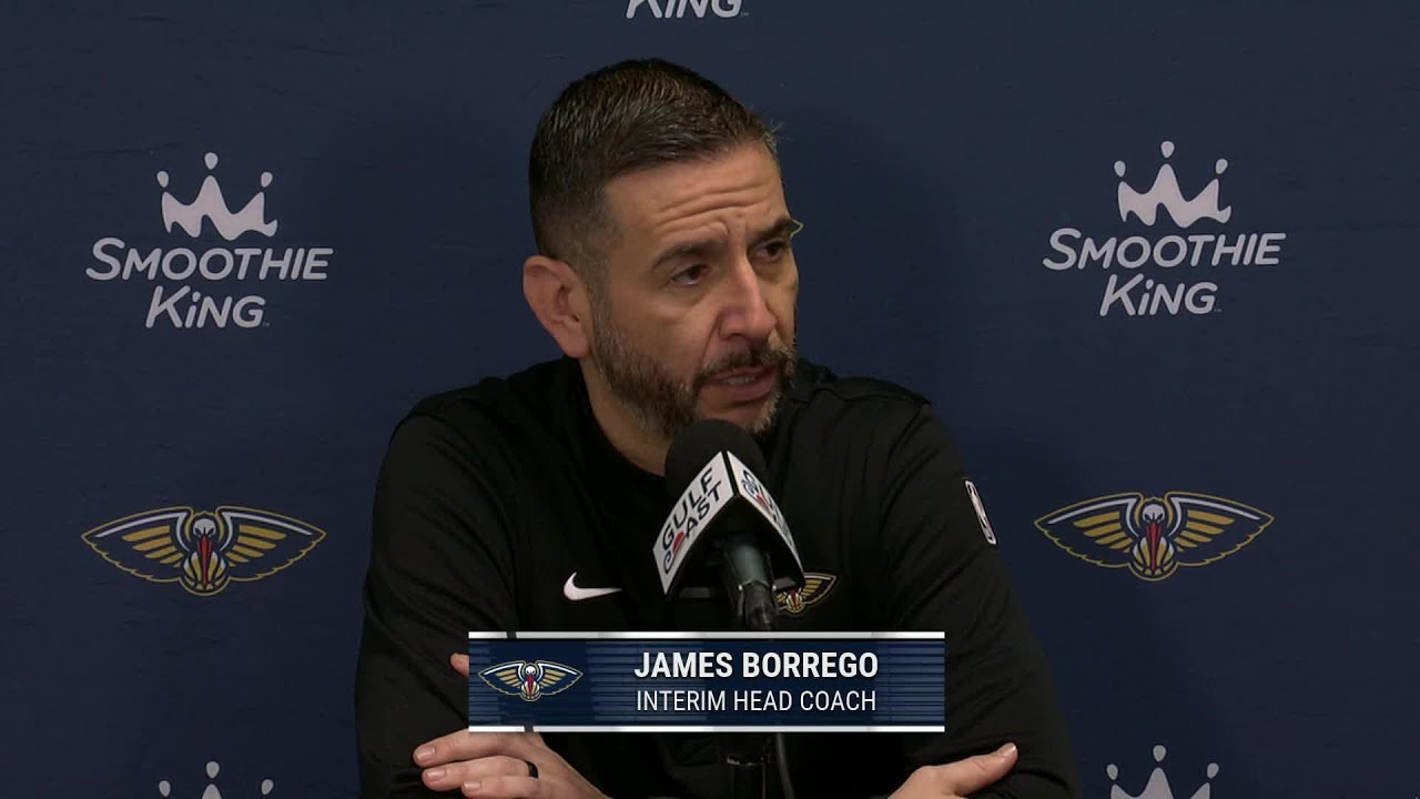 James Borrego | Pelicans-Lakers Postgame Interview 3/3/2026 background