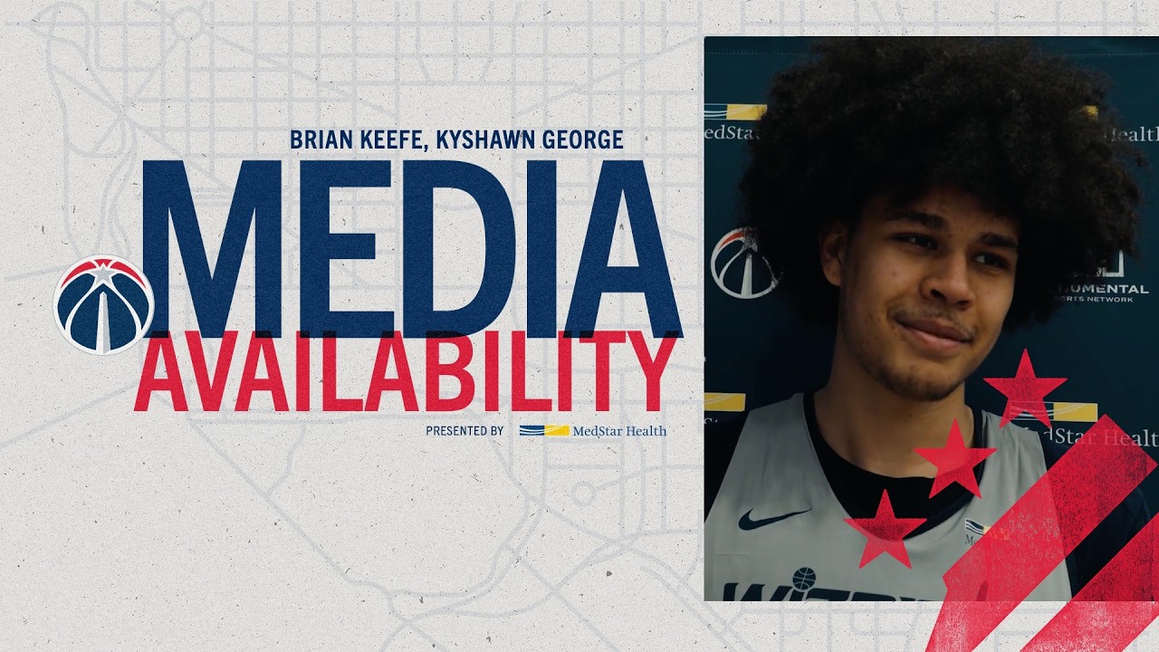 Practice Media Availability: Kyshawn George and Head Coach Brian Keefe | 2.18.26 background