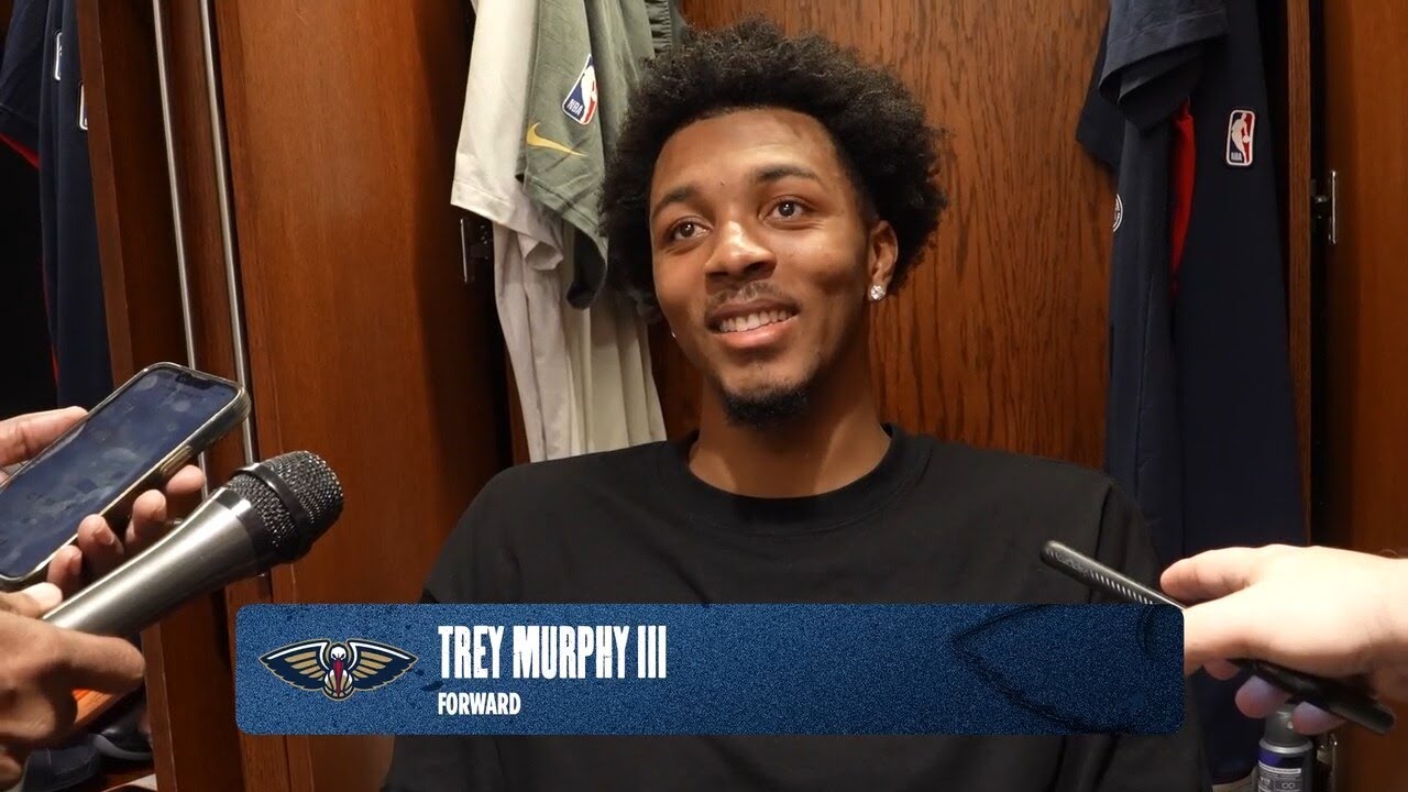 Trey Murphy III | Pelicans-Kings Postgame Interview 2/9/2026 background