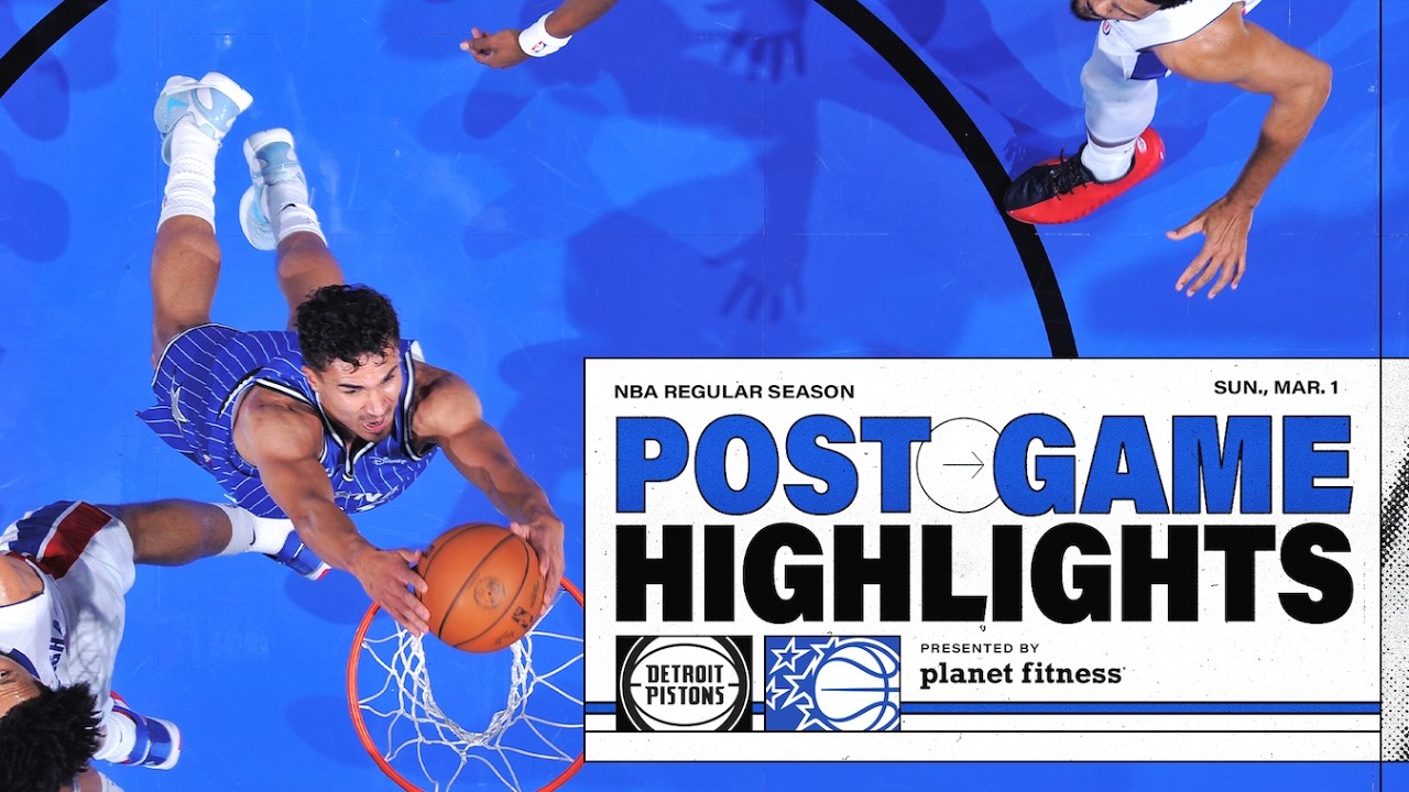 POSTGAME HIGHLIGHTS: DETROIT PISTONS VS. ORLANDO MAGIC 3.01.26 PRESENTED BY PLANET FITNESS