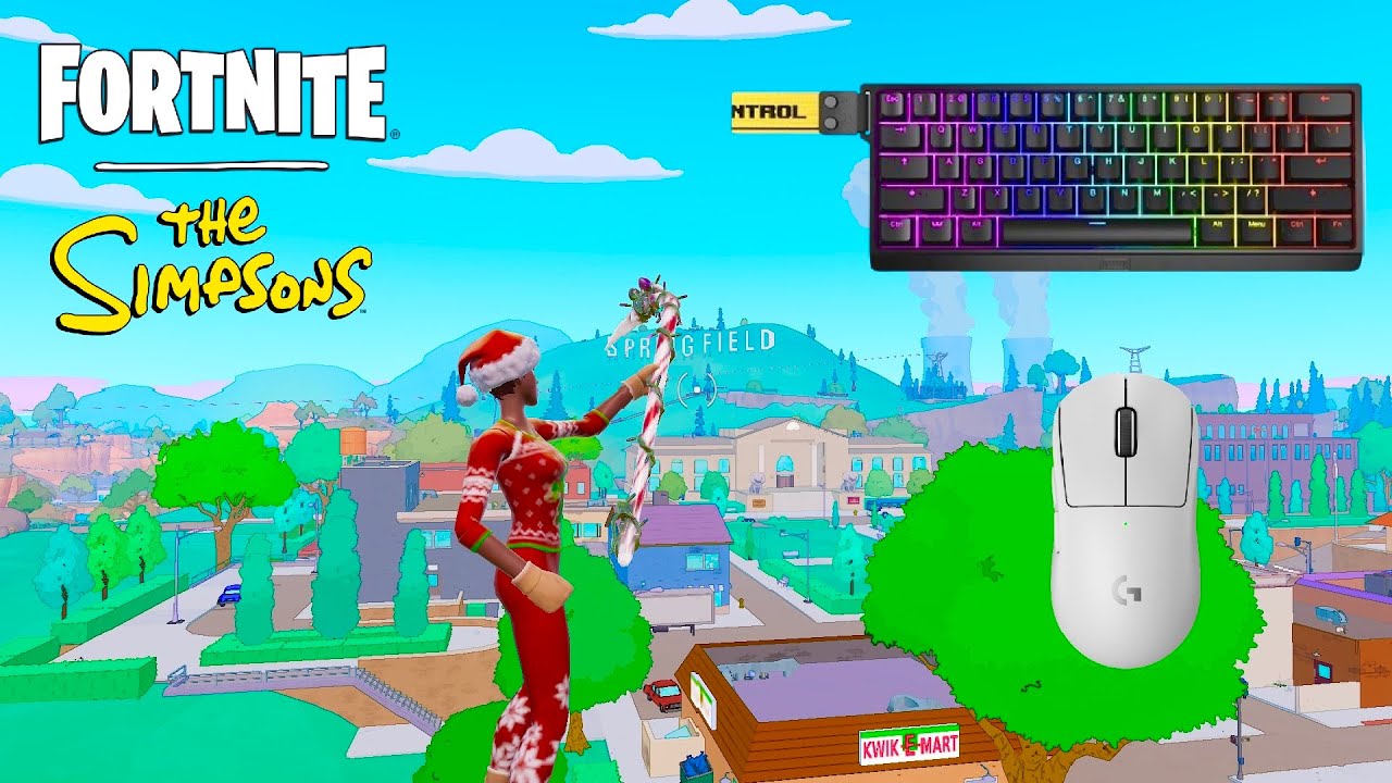 *NEW* SIMPSONS RELOAD 🏆Wooting 60HE ASMR😴Satisfying Keyboard Fortnite 900 FPS 4K