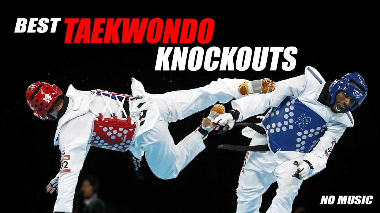 BEST TAEKWONDO KNOCKOUTS NO MUSIC 2026 😱 background
