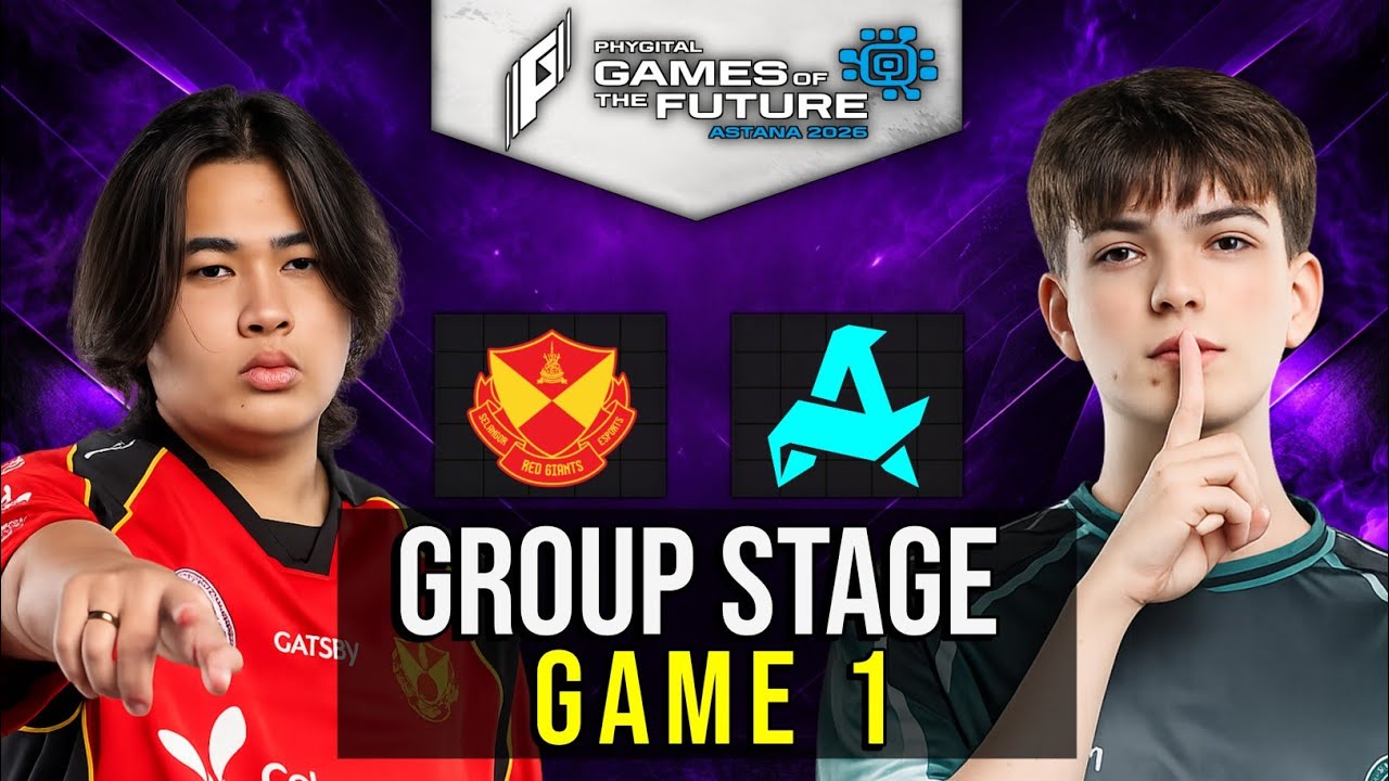 SRG vs AURORA đ„ GAME 1 GROUP STAGE | GAME OF THE FUTURE MLBB 2026 background
