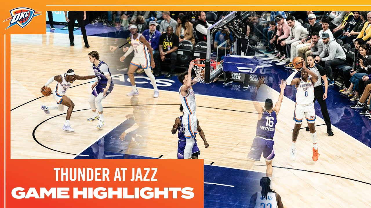 OKC Thunder at Utah Jazz | Game Highlights | January 18, 2024