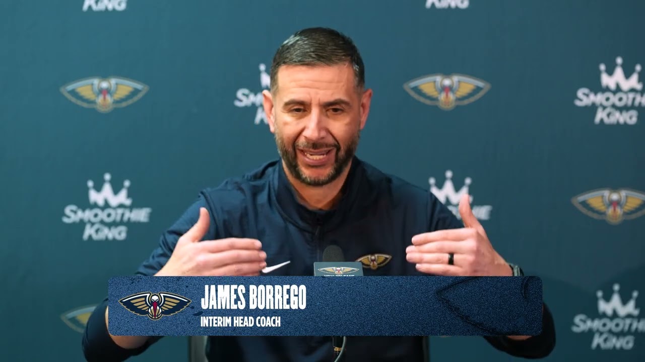 James Borrego on consecutive wins | Pelicans-Clippers Postgame Interview 3/19/26 background