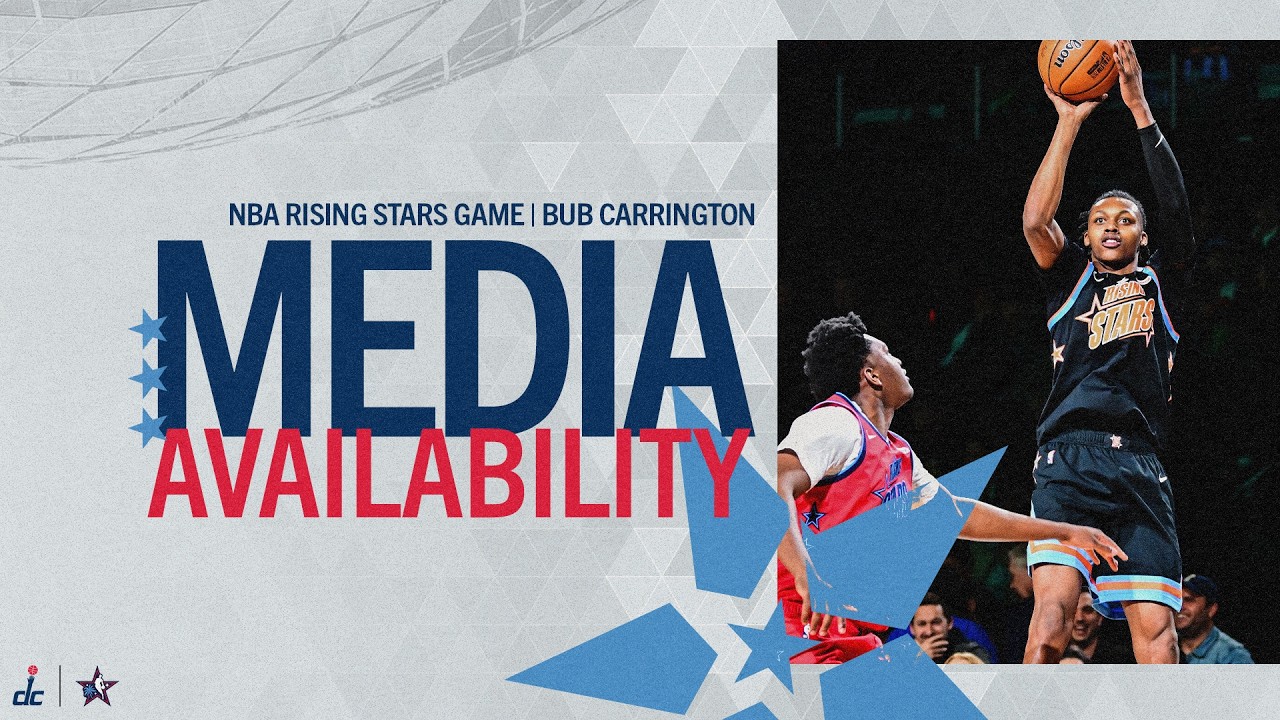 NBA Rising Stars Media Availability: Bub Carrington