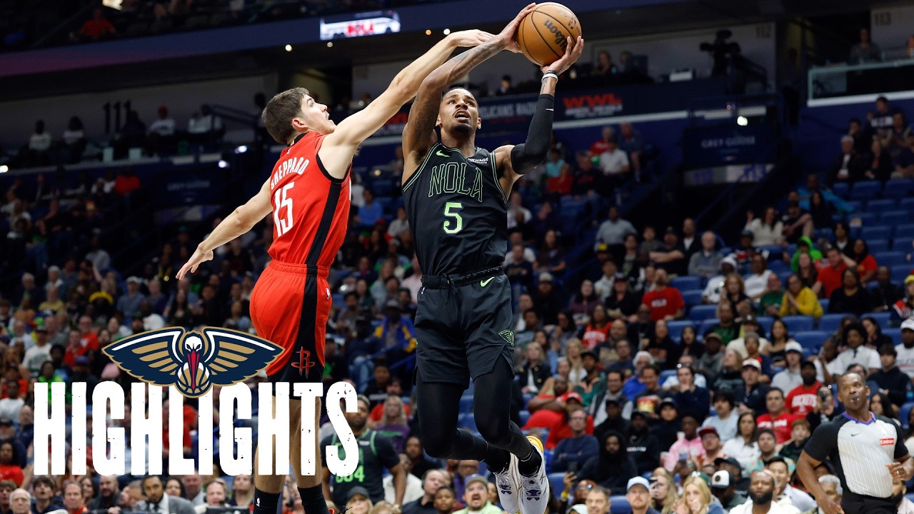 Dejounte Murray Highlights vs. Houston Rockets 3/29/2026 background