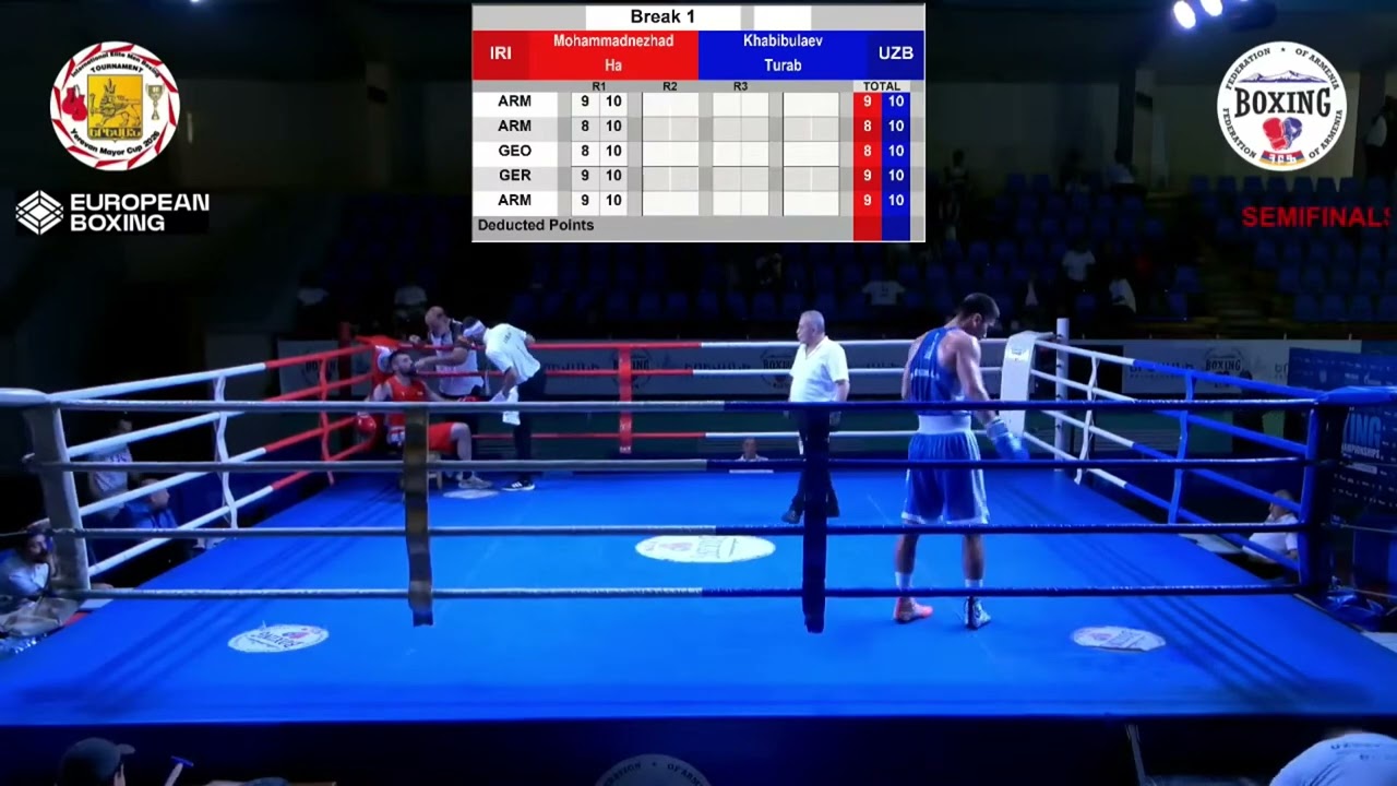 Turabek Khabibullaev (UZB) vs. Hadi Mohammadnezhad (IRI) Yerevan Mayor Cup 2026 SF's (90kg) background