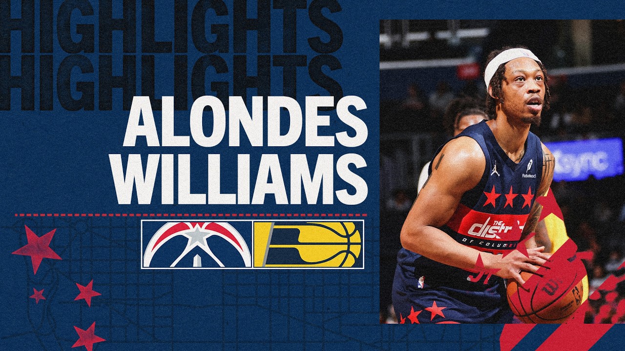 Highlights: Alondes Williams Scores a Double-Double vs. Indiana Pacers | 02.20.26 background