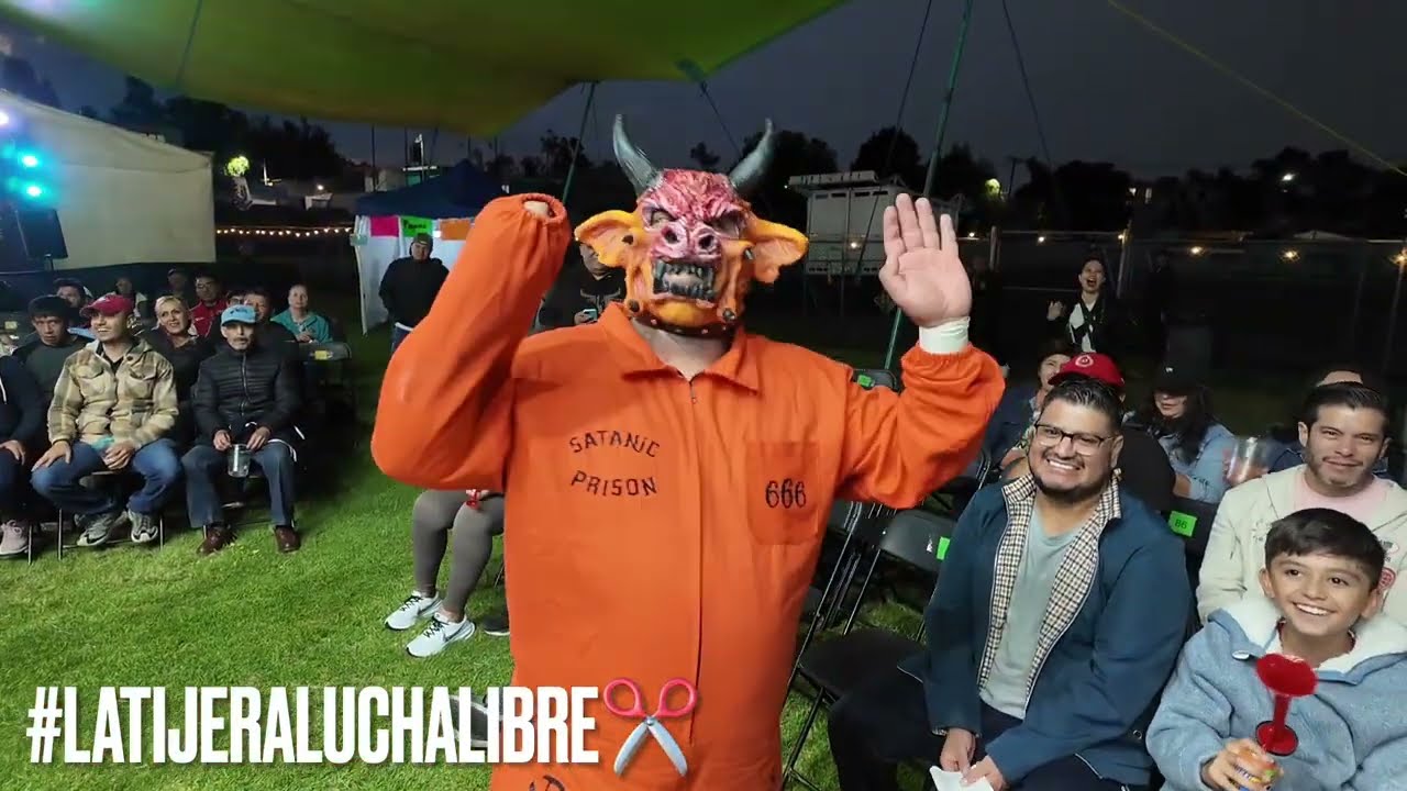 ALS: Estrella del Ring, Águila Guerrera Jr, Rebel Cat y Black Acuarius 🆚 Los Búfalos background