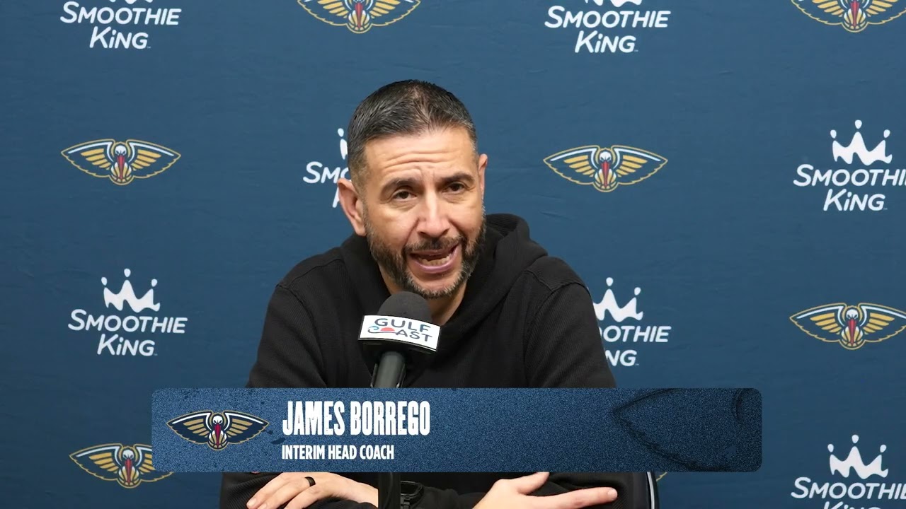 James Borrego | Pelicans-Jazz Postgame Interview 2/28/2026 background