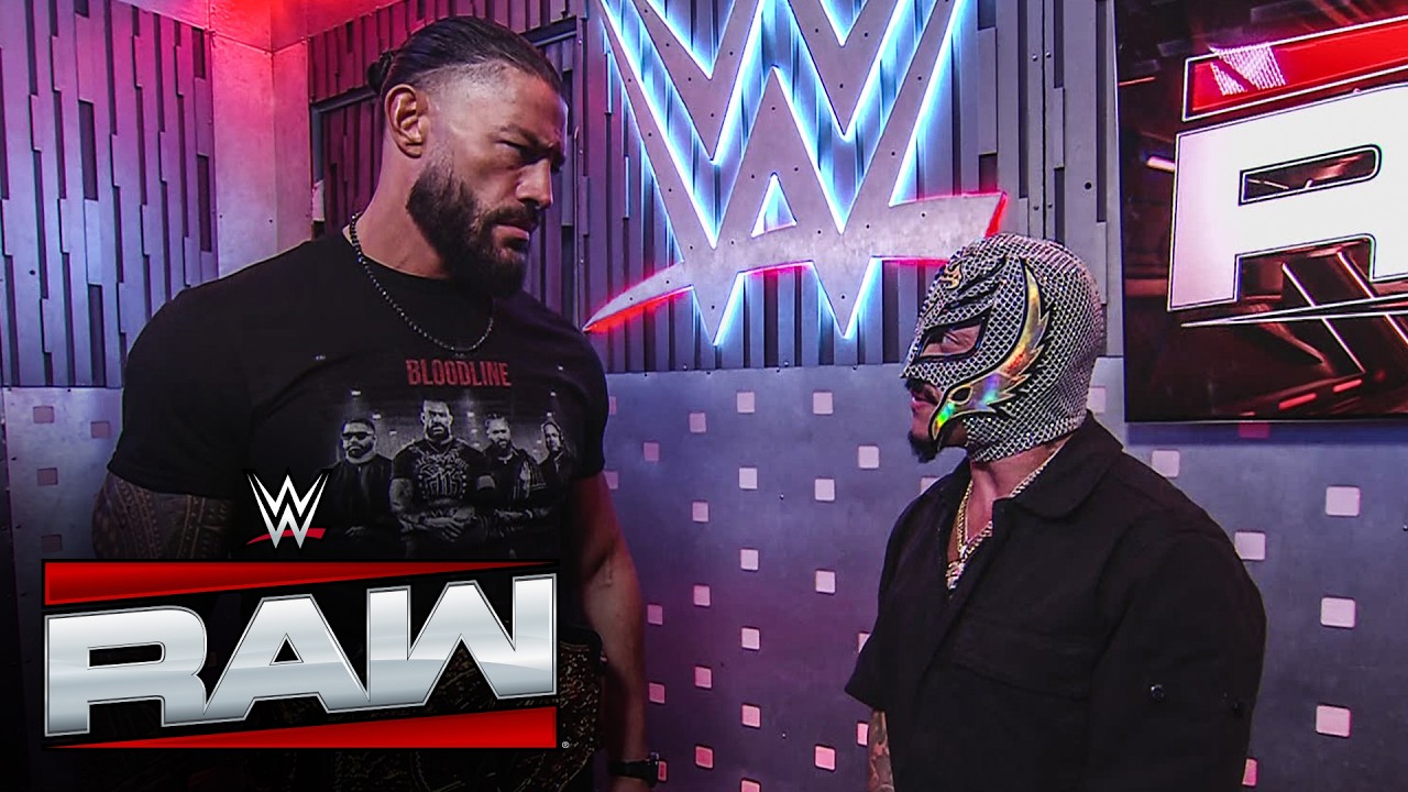 Rey Mysterio has some business for Roman Reigns: Raw highlights, Aug. 3, 2026 background