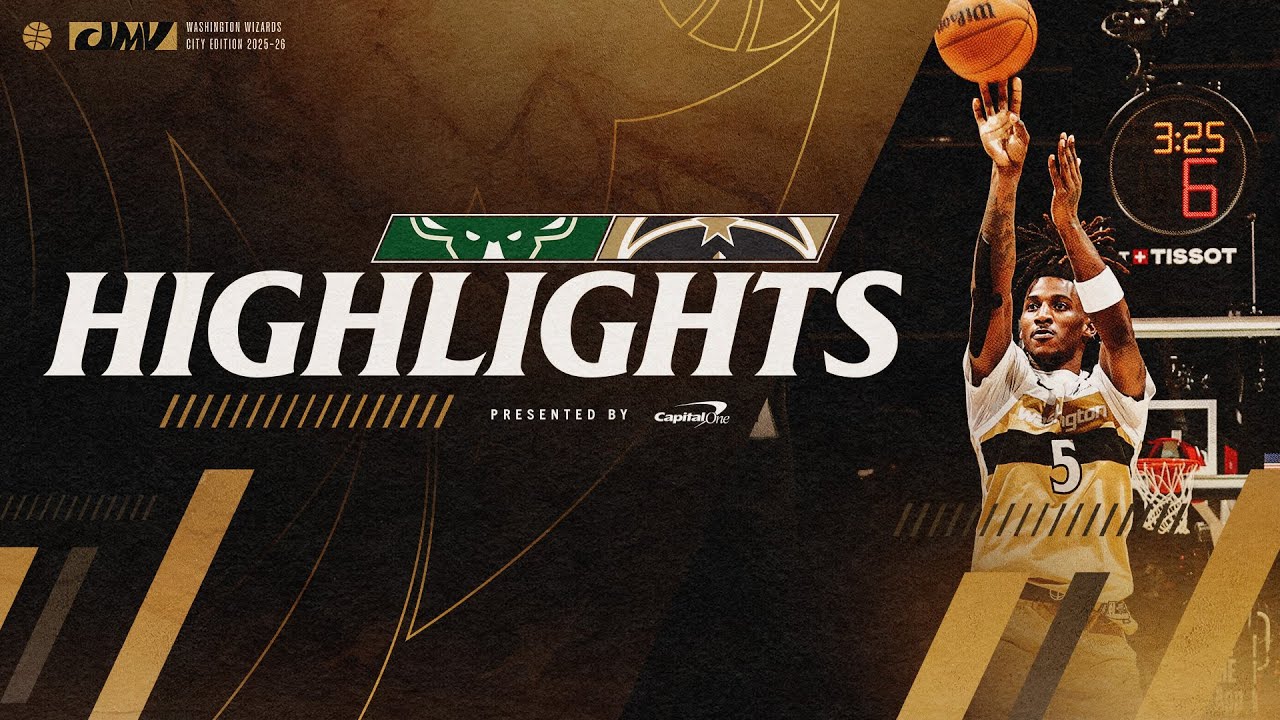 Highlights: Washington Wizards vs. Milwaukee Bucks | 01.29.30 background