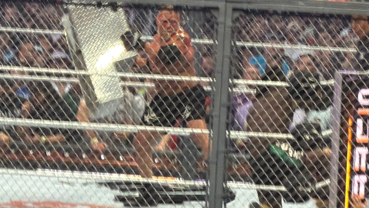 Brock Lesnar vs Oba Femi Full Match Hell In A Cell | WWE SummerSlam 2026 background