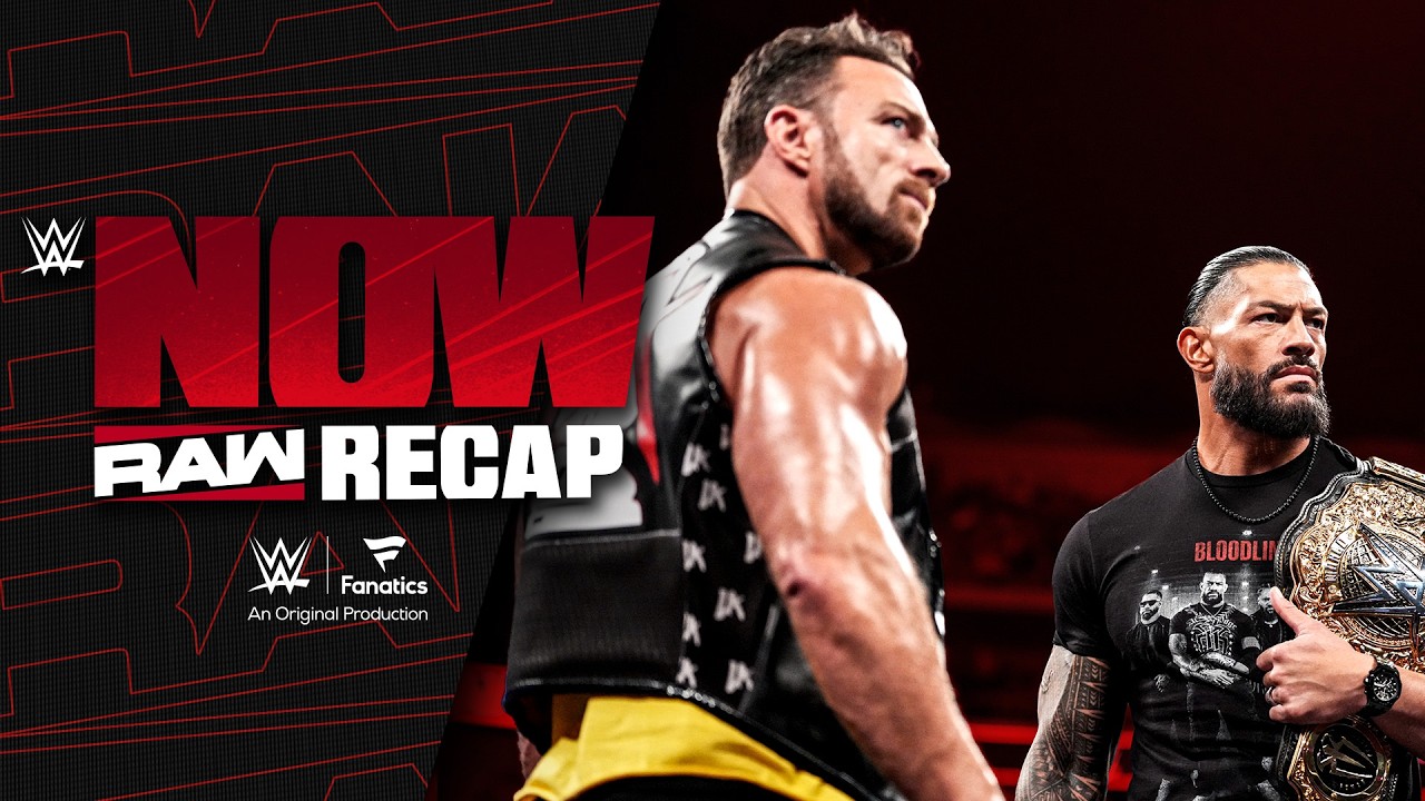 LA Knight says he’s ready for Roman Reigns and the World Heavyweight Title | Raw Recap: WWE Now background