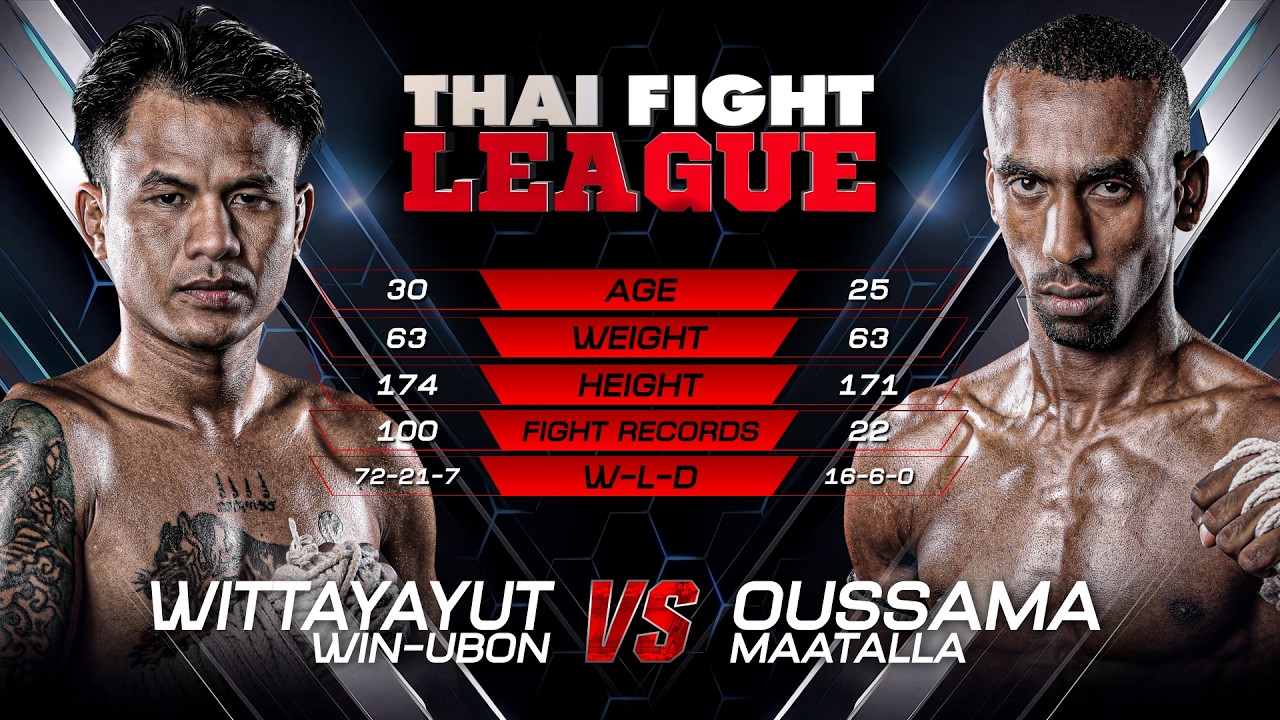 Wittayayut Win-Ubon vs. Oussama Maatalla | THAI FIGHT LEAGUE 107 | 19 July 2026 background
