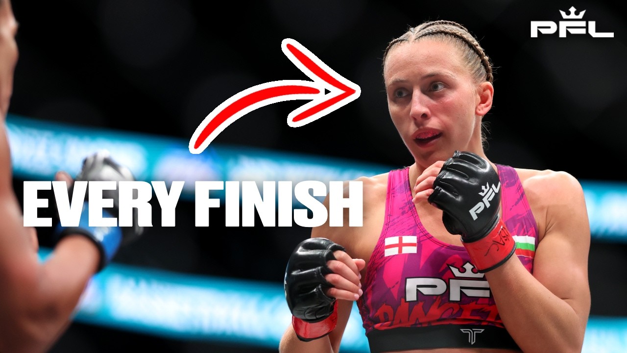 Dakota Ditcheva Can't Be Stopped | EVERY Finish In PFL background