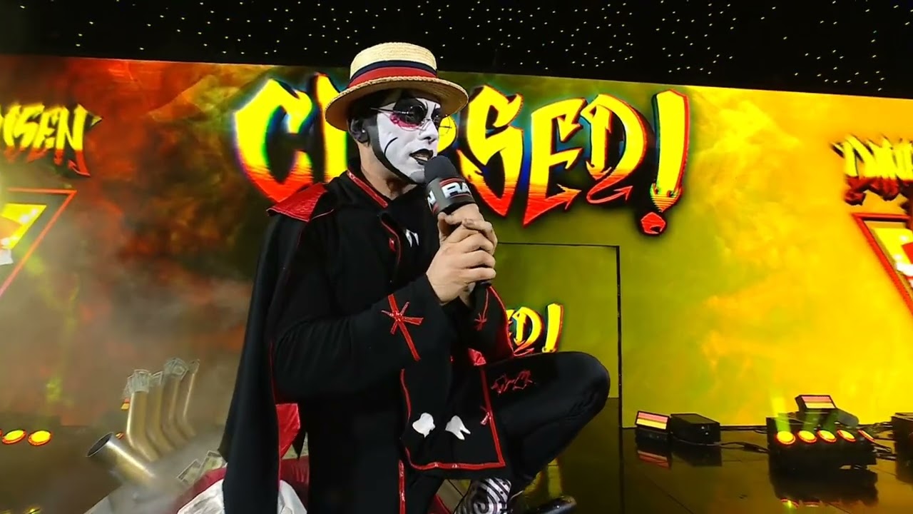 WWE RAW DANHAUSEN ENTRANCE 08/03/26 background