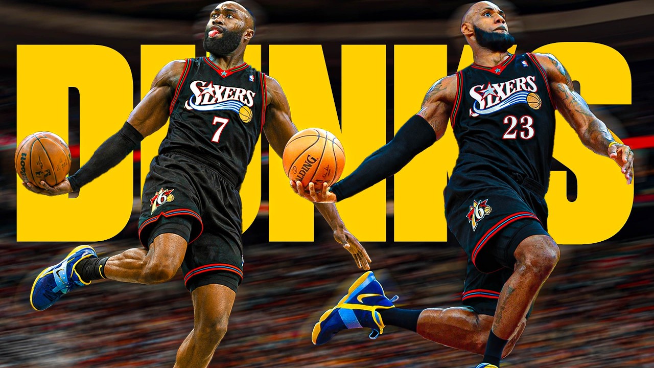 The World Is NOT Ready for the LeBron & Jaylen Brown Dunk Show đ€Żđ„ background