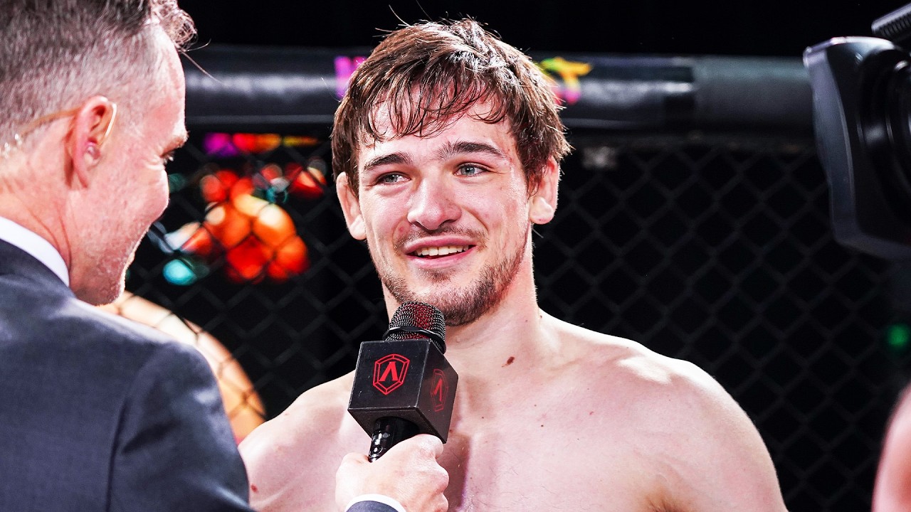 Eternal MMA 108: Dominic Aston: In Cage Interview background