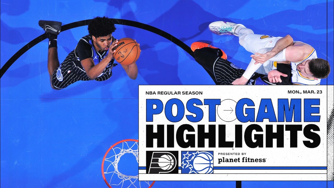 POSTGAME HIGHLIGHTS: INDIANA PACERS VS. ORLANDO MAGIC 3.23.26 PRESENTED BY PLANET FITNESS background