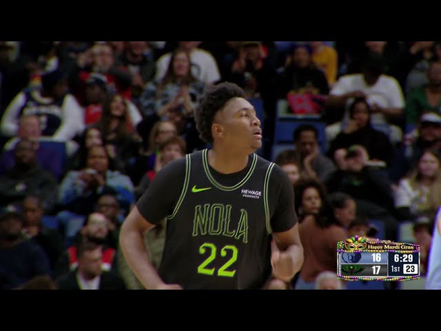Derik Queen Highlights vs. Grizzlies 1/30/26 background