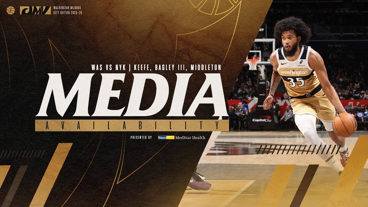 Media Availability: Head Coach Brian Keefe, Marvin Bagley III, and Khris Middleton | 2.3.26 background
