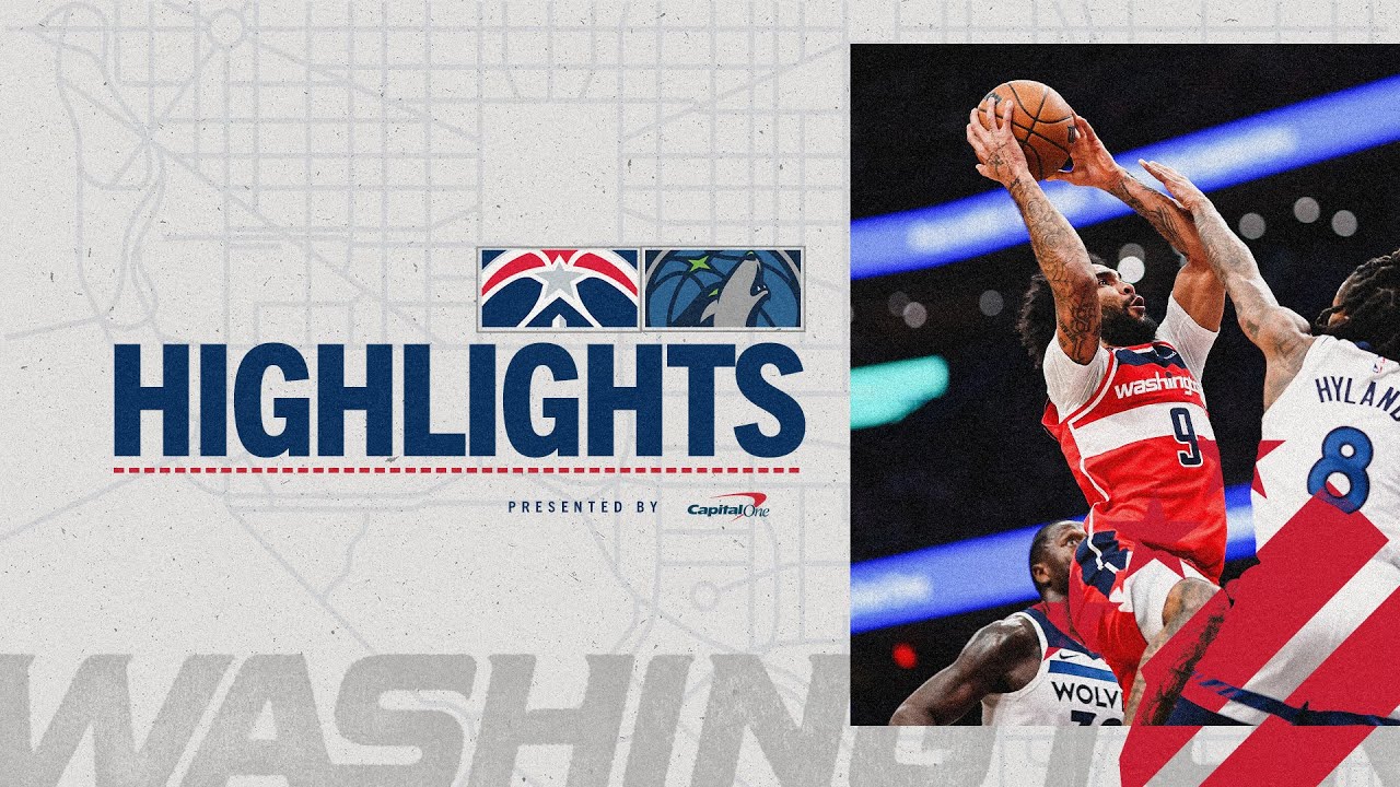 Highlights: Washington Wizards vs. Minnesota Timberwolves |1.04.26 background