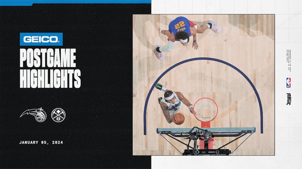 POSTGAME HIGHLIGHTS : MAGIC VS. NUGGETS 1.5.23 background
