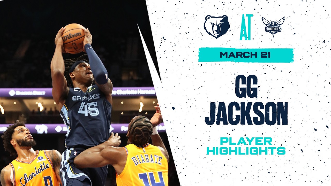 GG Jackson Highlights vs Charlotte Hornets (3/21/26)