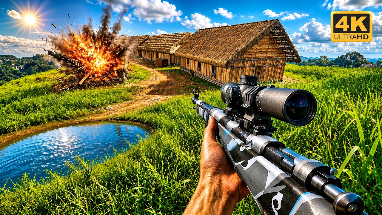 PUBG PC : SANHOK DESTRUCTION RTX 5090 | 4K ULTRA GAMEPLAY (No Commentary)