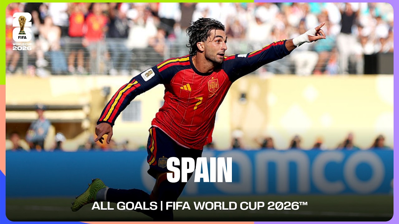 Spain | ALL GOALS | FIFA World Cup 2026™ background