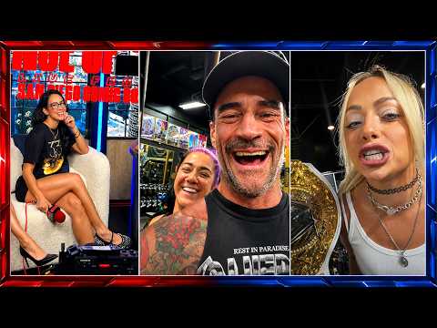 Behind WWE | CM Punk & Bayley Together?! đł AJ Lee STUNS Fans + Liv Morgan Backstage! background