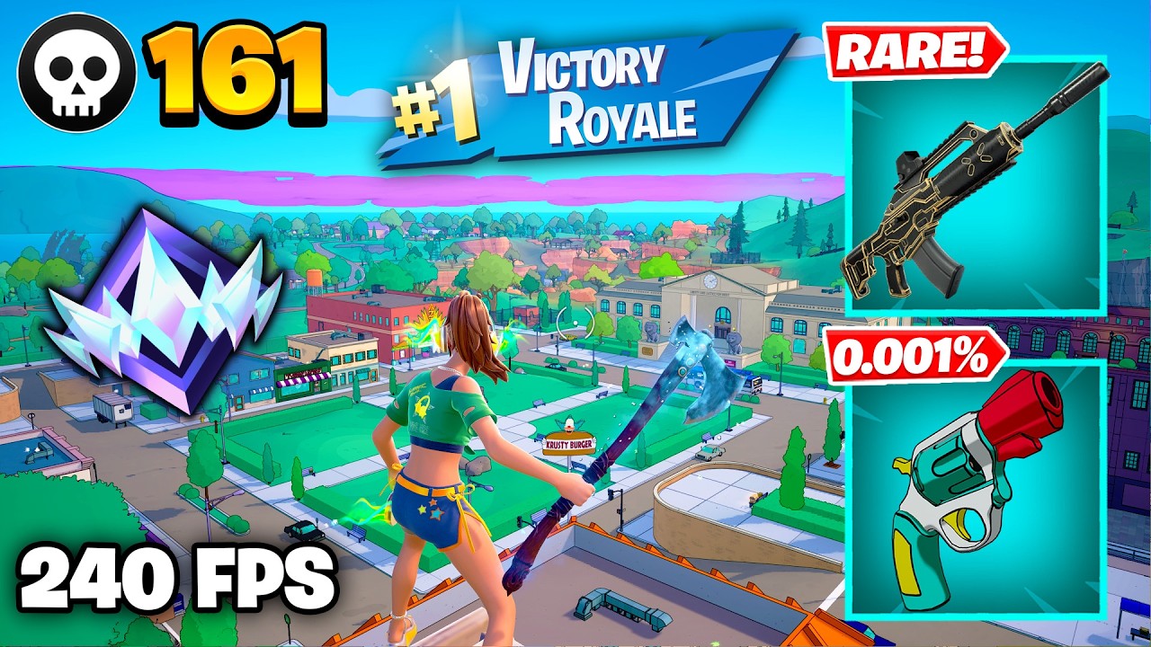 161 Elimination "RANKED RELOAD" Gameplay Wins (Fortnite Chapter 7 Keyboard & Mouse) background