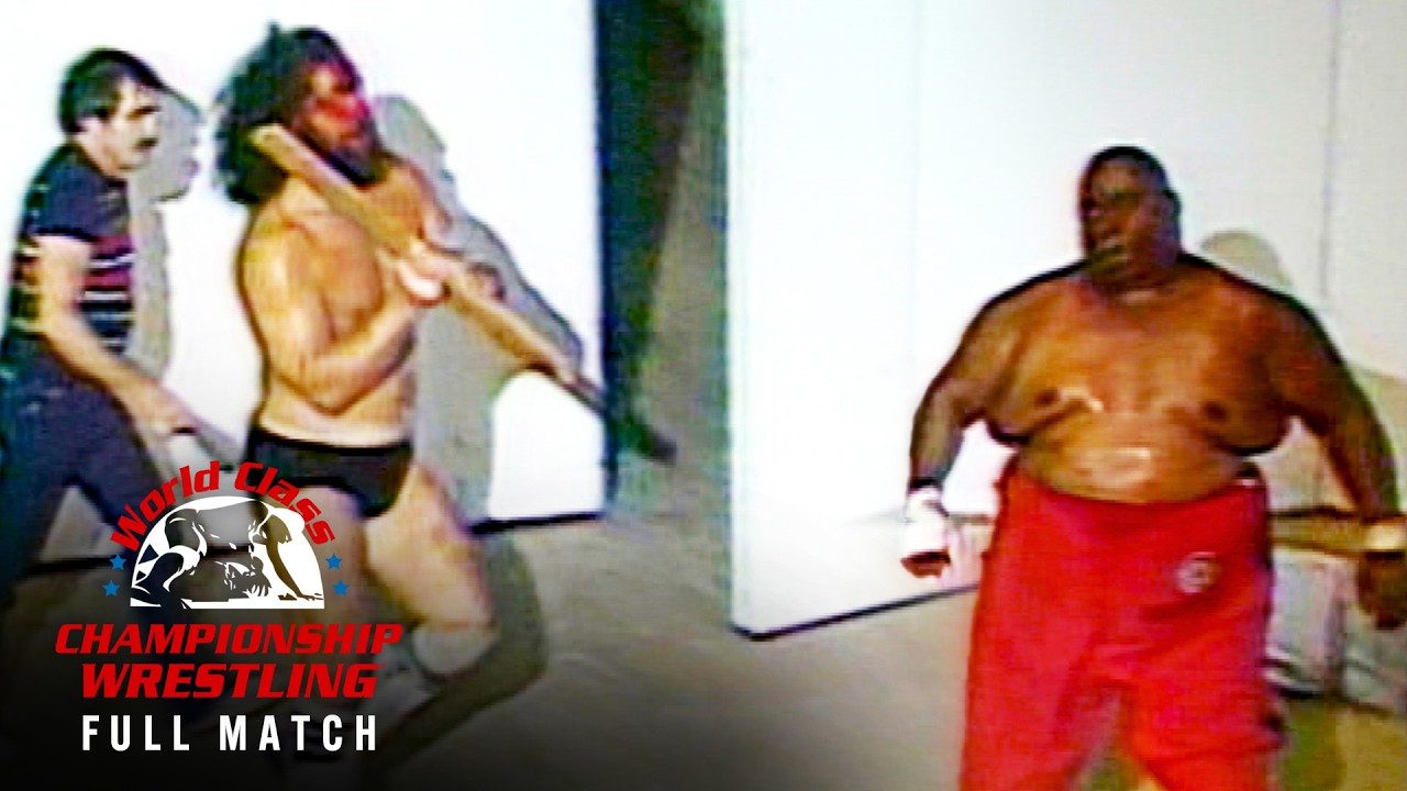 FULL MATCH: Abdullah the Butcher vs. Bruiser Brody: WCCW, Aug. 4, 1986 background