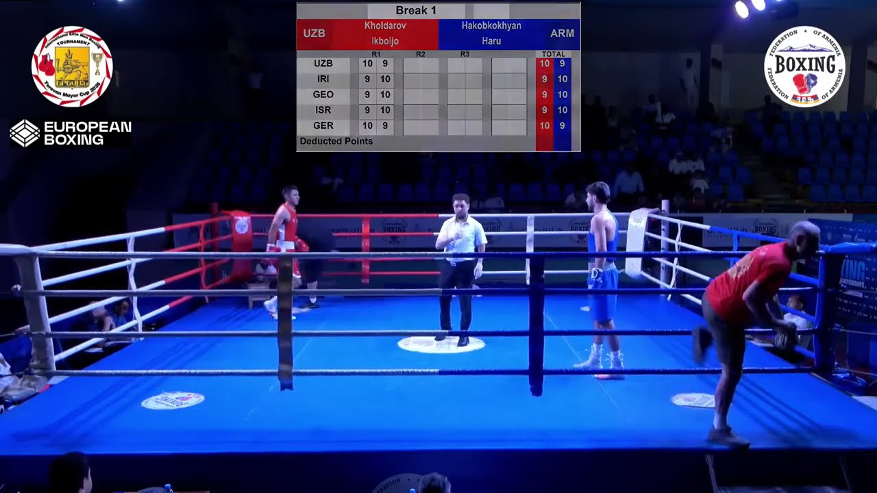 Ikboljon Kholdarov (UZB) vs. Harutyun Hakobkokhyan (ARM) Yerevan Mayor Cup 2026 SF's (70kg) background