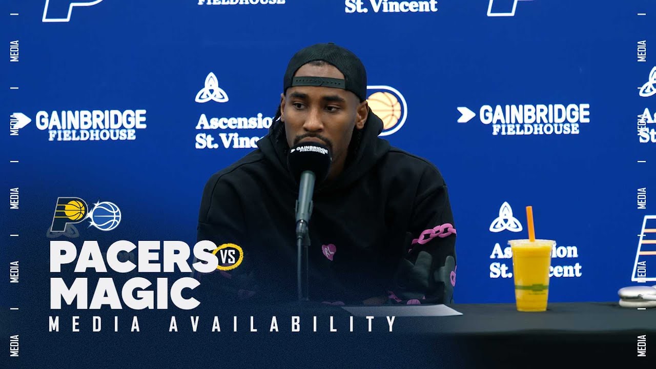 Indiana Pacers Postgame Media Availability | December 31, 2025 background
