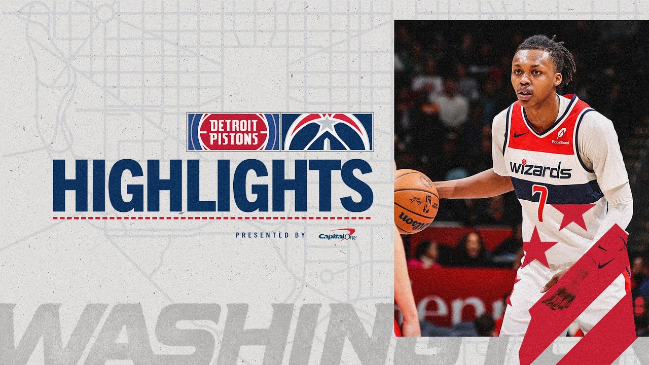 Highlights: Washington Wizards vs. Detroit Pistons | 03.17.26 background