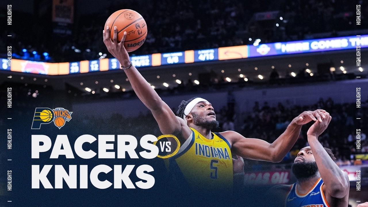 Indiana Pacers vs. New York Knicks (March 13, 2026) | Full Game Highlights background