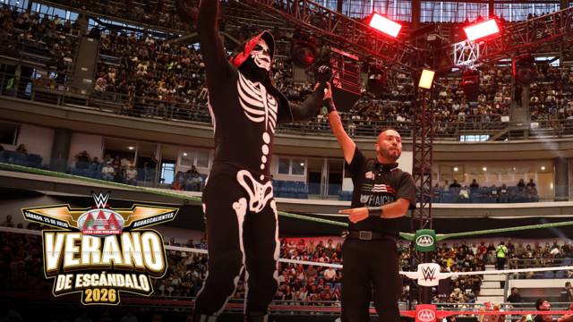 La Parka beats Mecha Wolf & Lince Dorado | Qualifying Match: AAA Verano de Escándalo highlights background