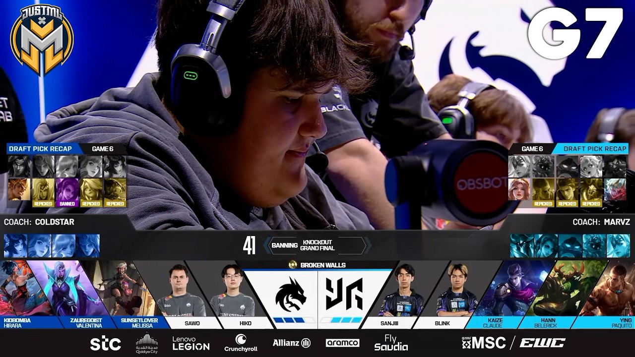 TS vs YG | Game 7 | MSC at EWC 2026 | GRAND FINALS background