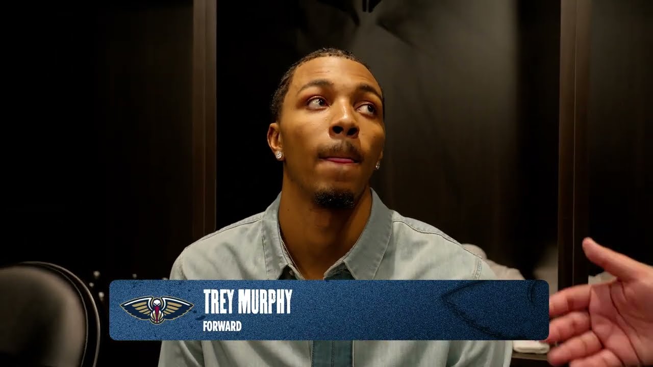 Trey Murphy III | Pelicans-Lakers Postgame Interview 3/3/2026 background